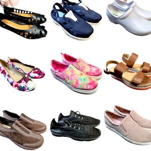 Bulk Women’s Flats Sandals Shoe Lot Of 9 Name Brand Wholesale Reseller Great ROI